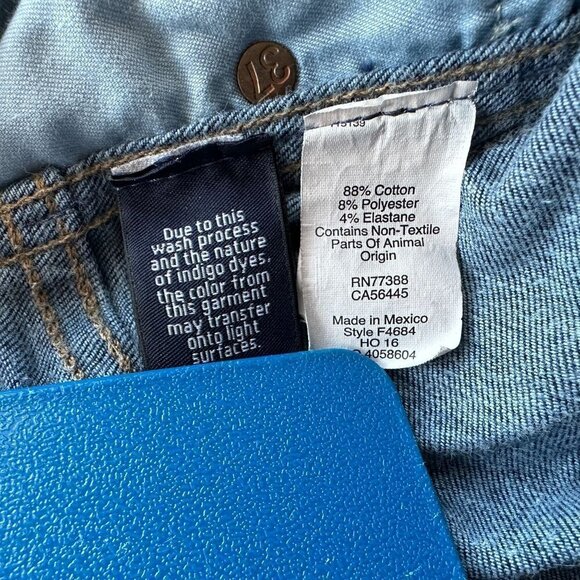 Madewell 10" High Riser Skinny Skinny Raw Hem Distressed Jeans Womens 26 - Picture 9 of 9